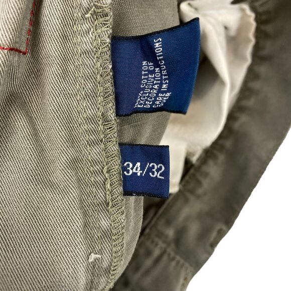 Polo Ralph Lauren Jeans Men 34x32 Denim 100% Cotton Flat Front Straight Leg - Picture 9 of 16